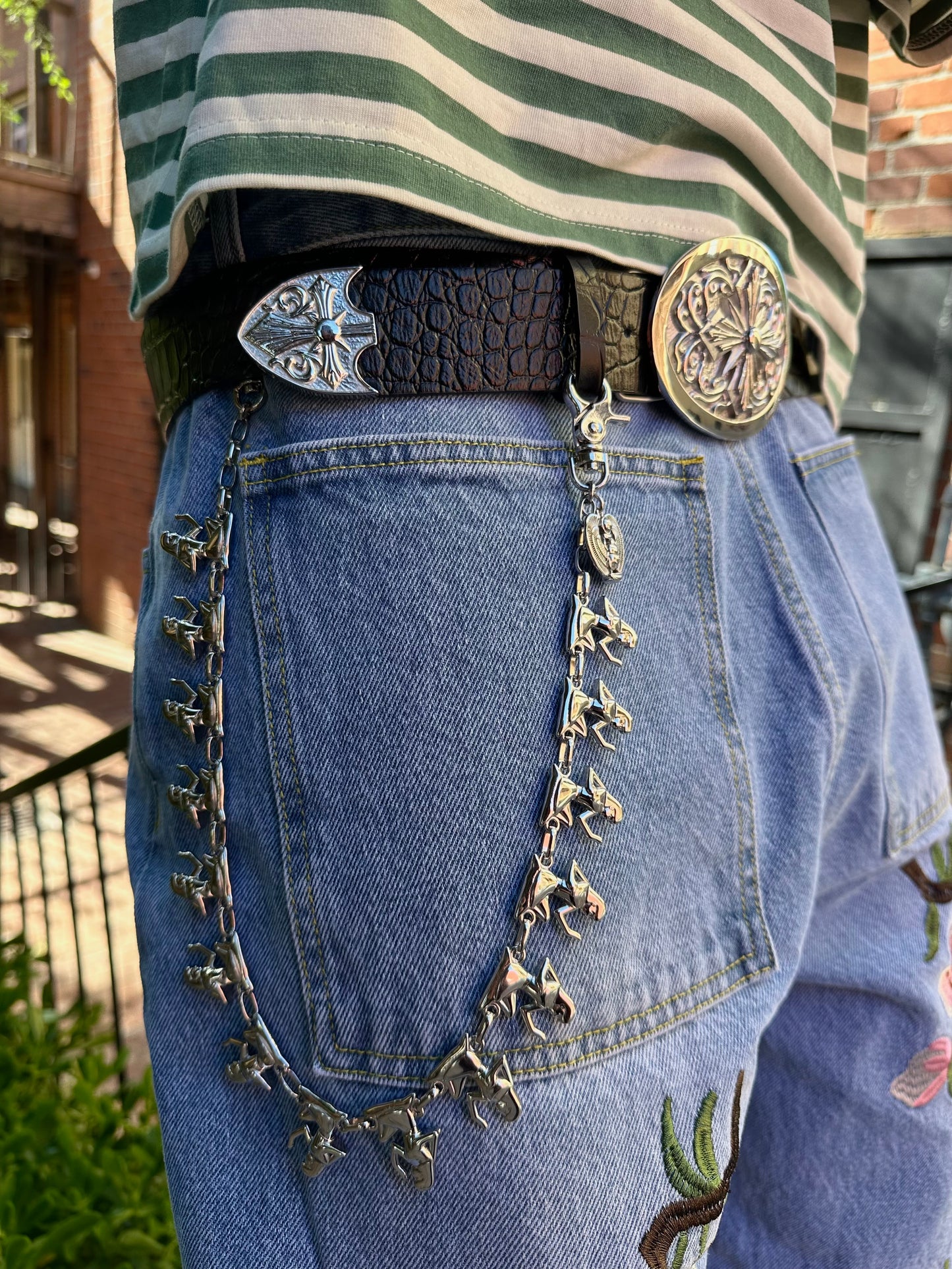 'Luxor' Wallet Chain - Silver