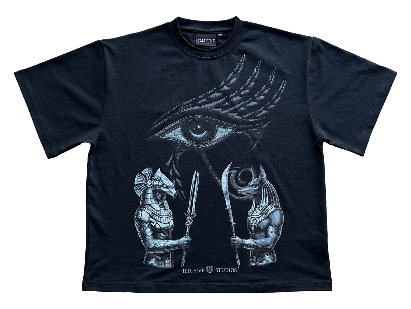 '3 GOD' V2 Oversized Tee - Black