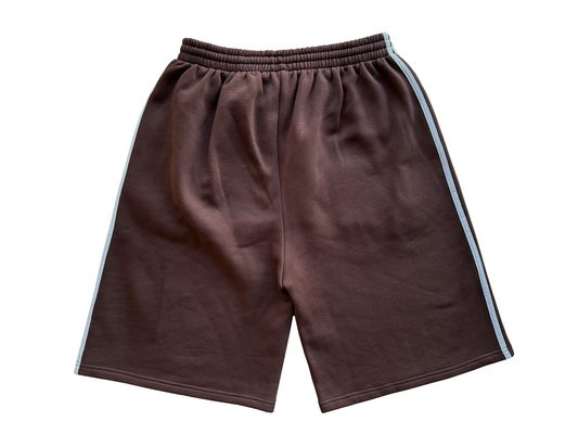 'Illusive Guardian' Sweat Shorts - Brown