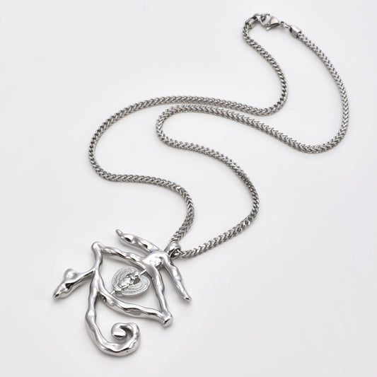 'Horus' Necklace - Silver
