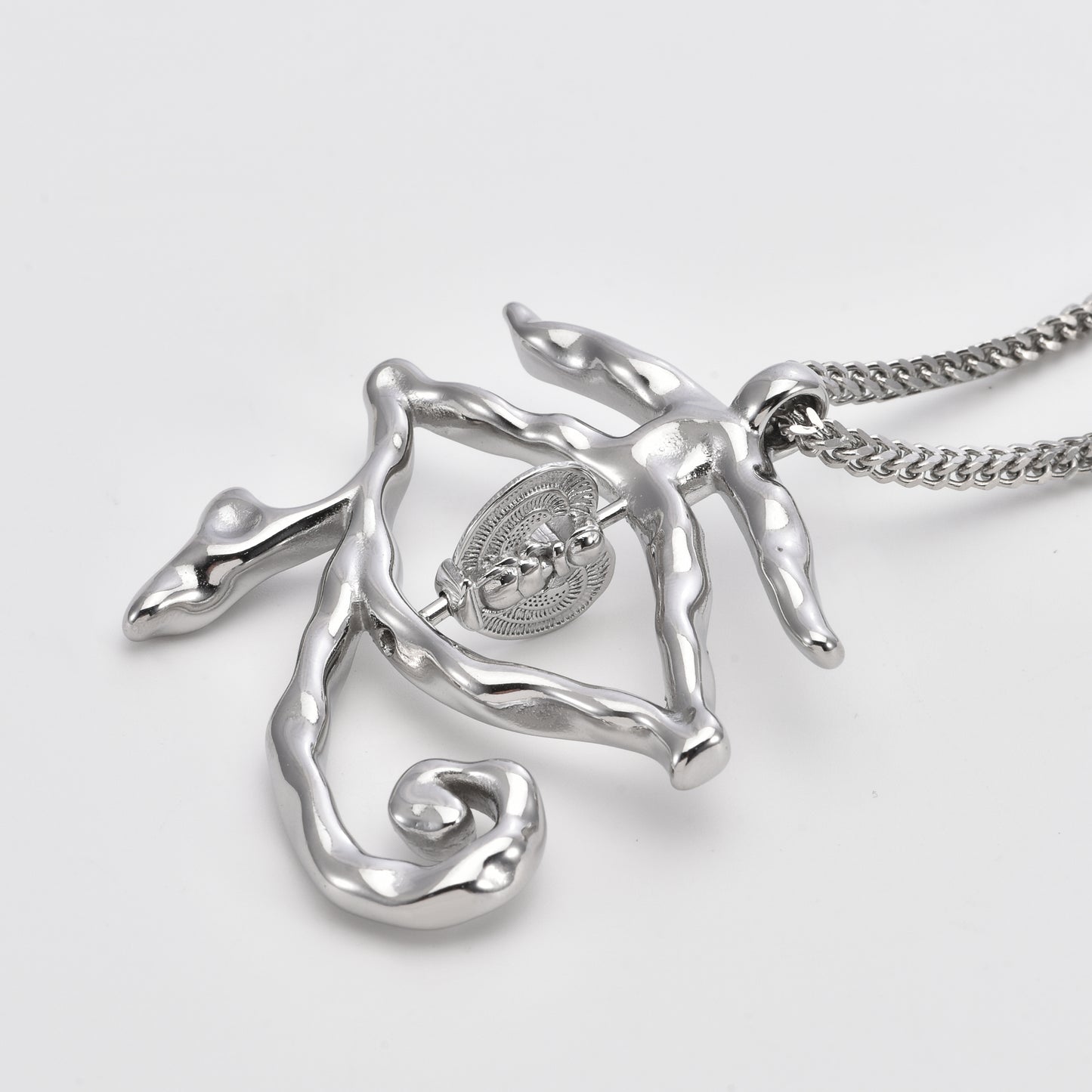 'Horus' Necklace - Silver