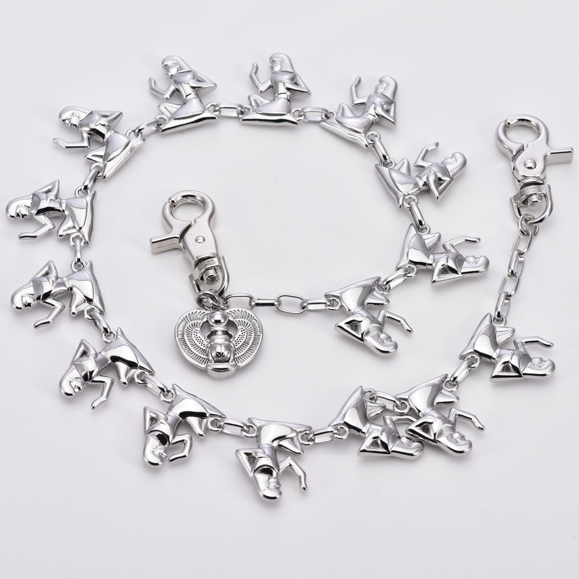 'Luxor' Wallet Chain - Silver