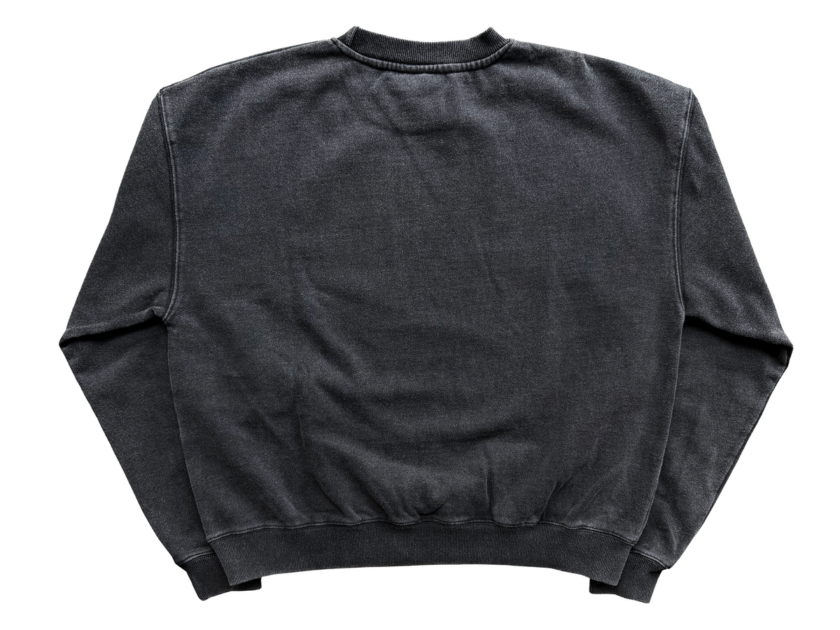'Pharaoh's Legacy' V2 Cropped Crewneck - Black