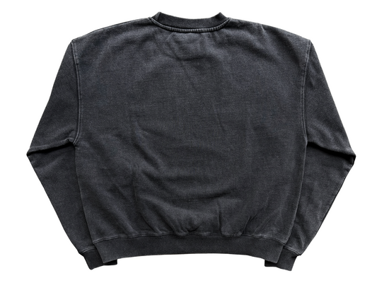 'Pharaoh's Legacy' V2 Cropped Crewneck - Black