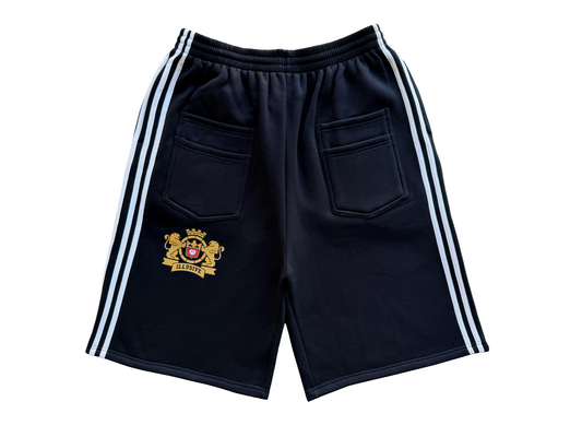 'Illusive Guardian' Sweat Shorts - Black