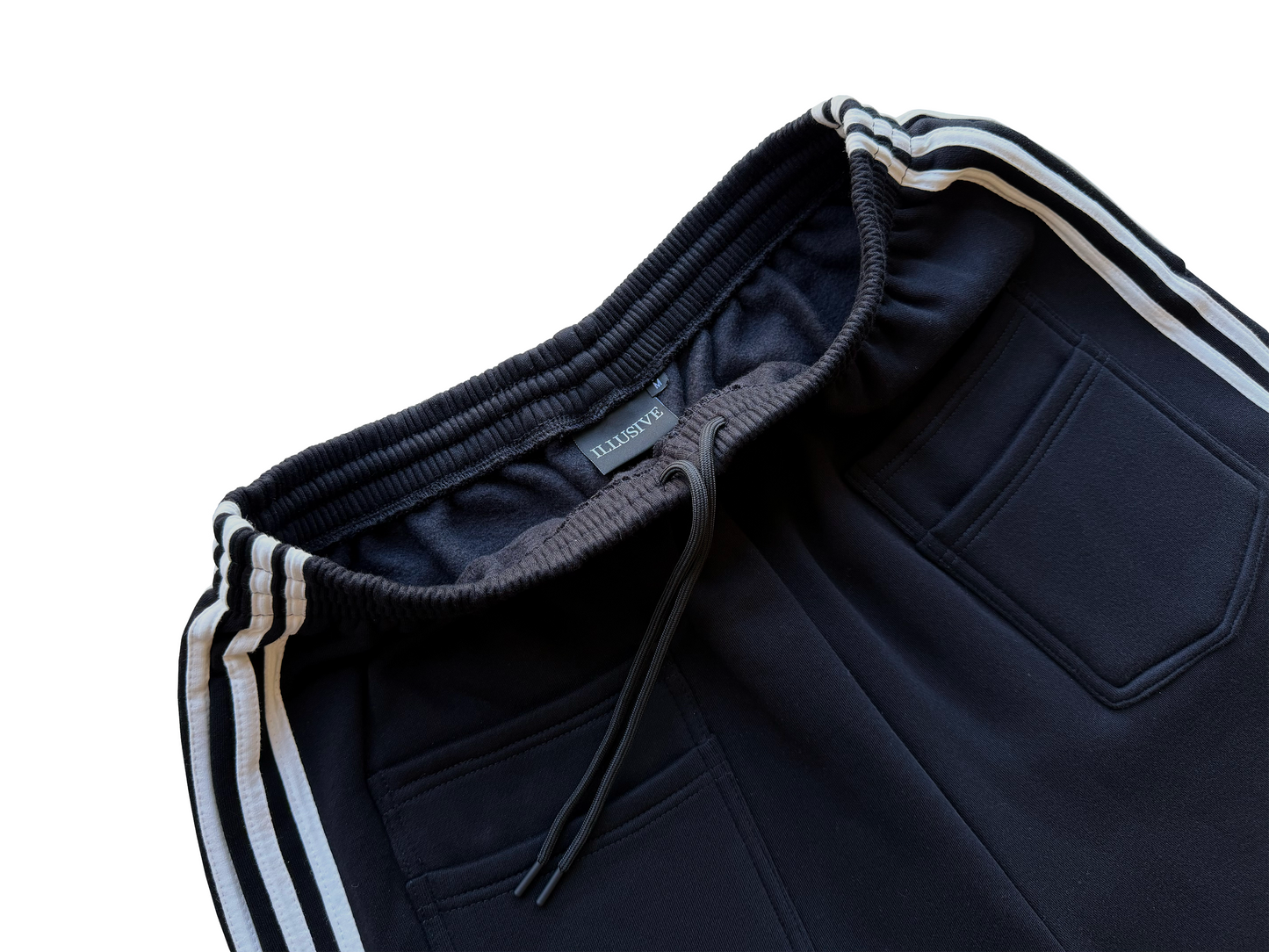'Illusive Guardian' Sweat Shorts - Black