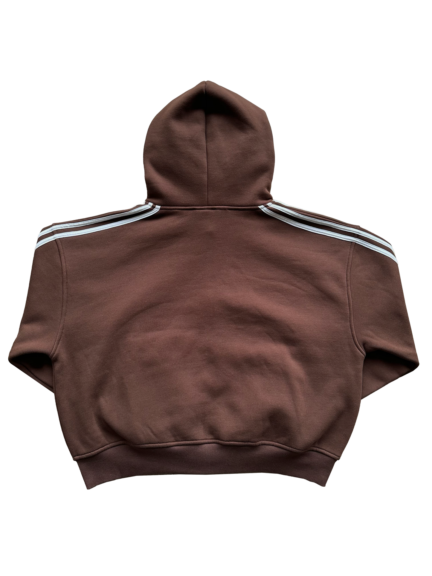 'Illusive Guardian' Cropped Zip Up - Brown