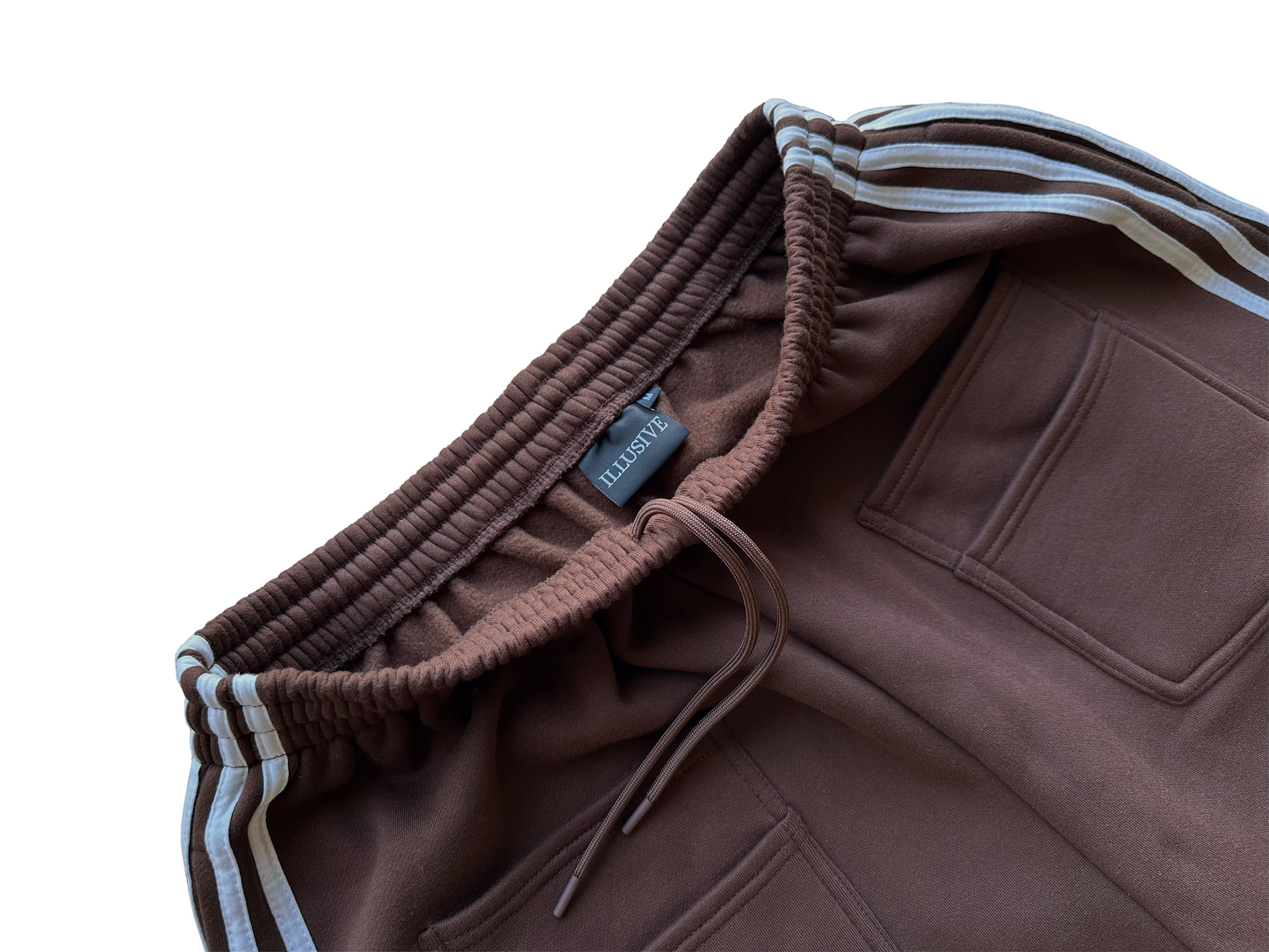 'Illusive Guardian' Sweat Shorts - Brown