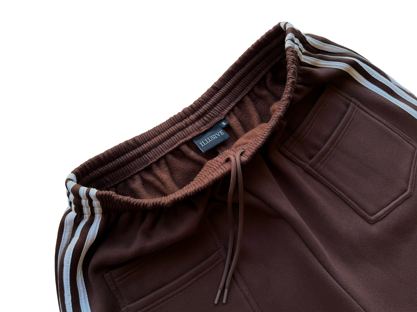 'Illusive Guardian' Sweat Shorts - Brown