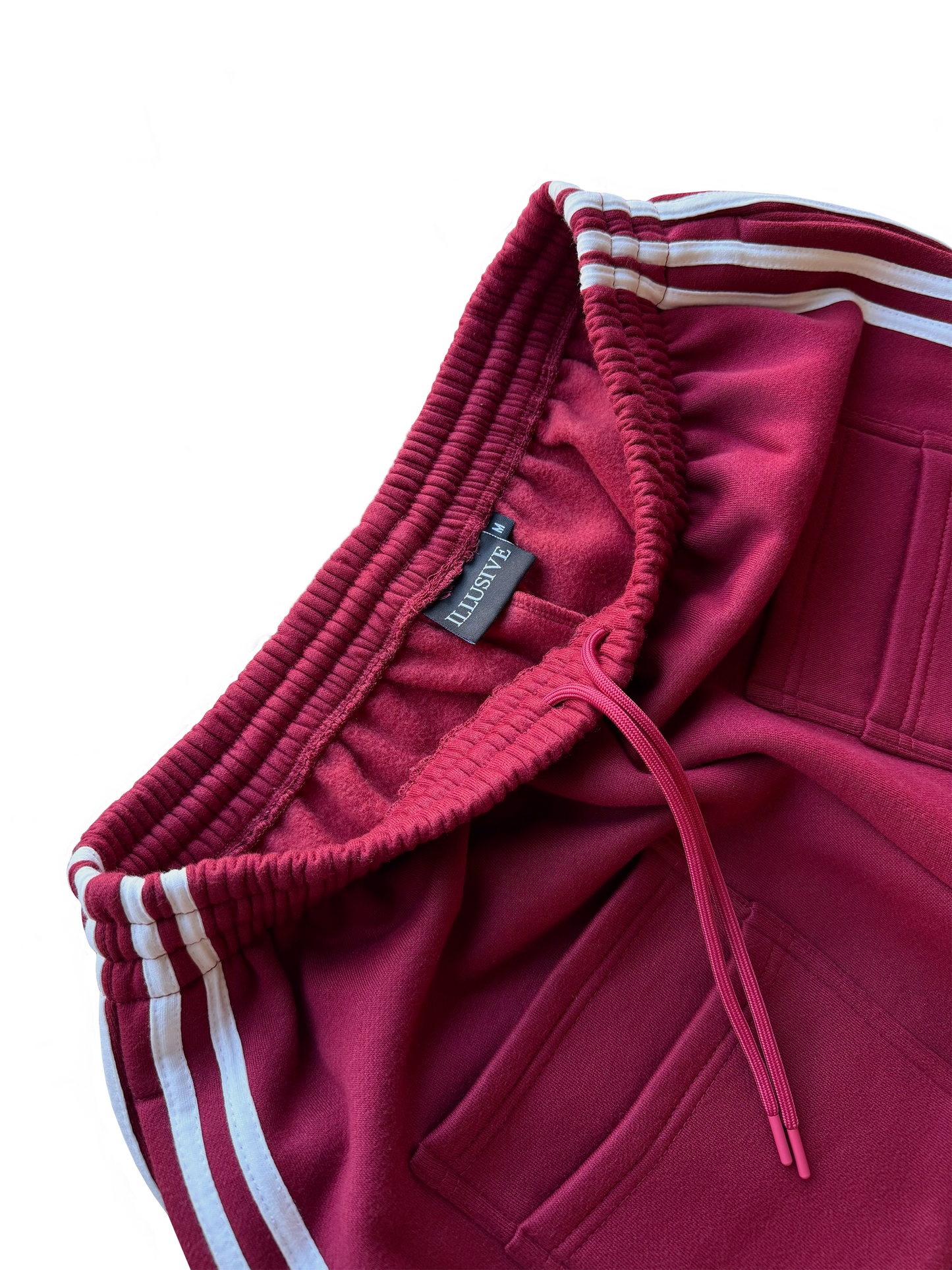 'Illusive Guardian' Sweatpants - Burgundy