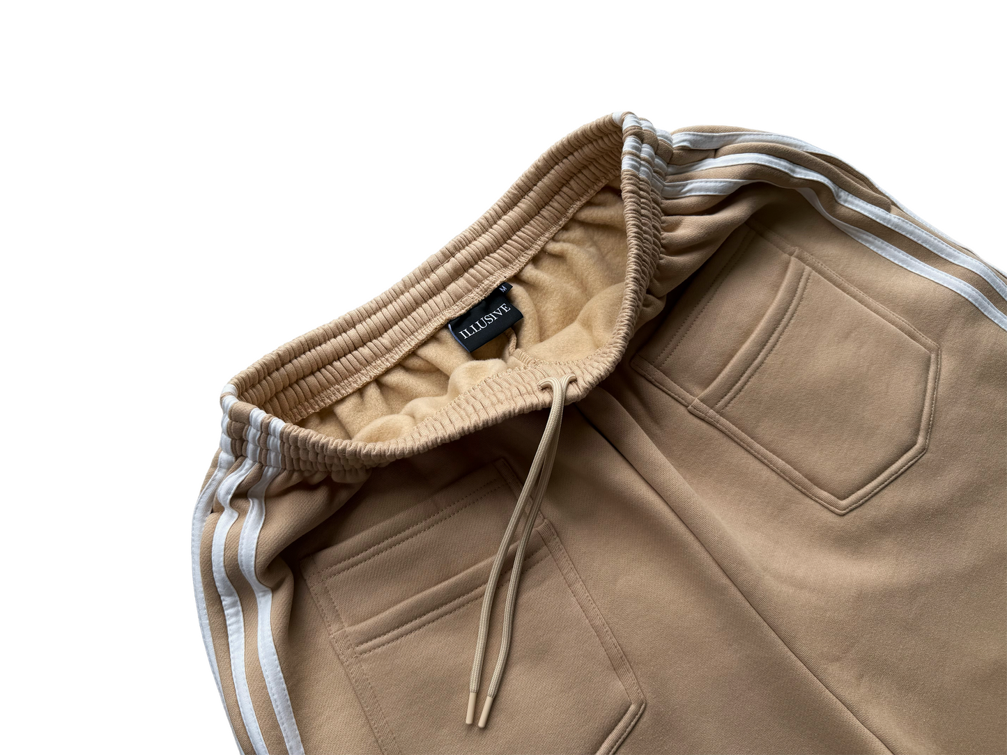 'Illusive Guardian' Sweat Shorts - Cream