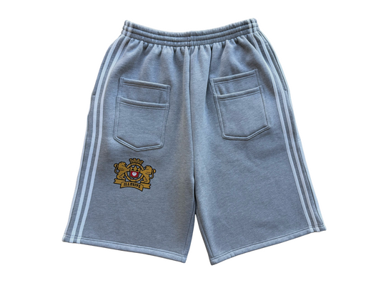 'Illusive Guardian' Sweat Shorts - Gray