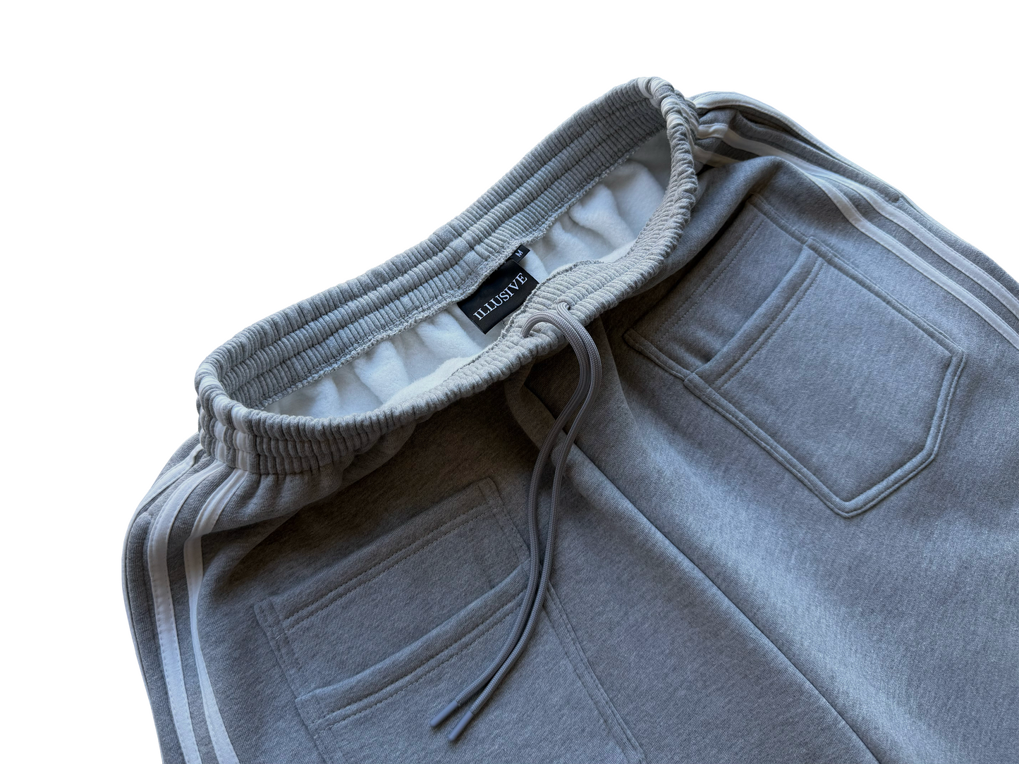 'Illusive Guardian' Sweat Shorts - Gray