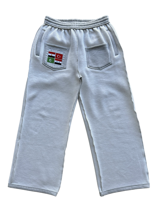 ‘Illusive Dynasty' Inside Out Sweatpants - Grey