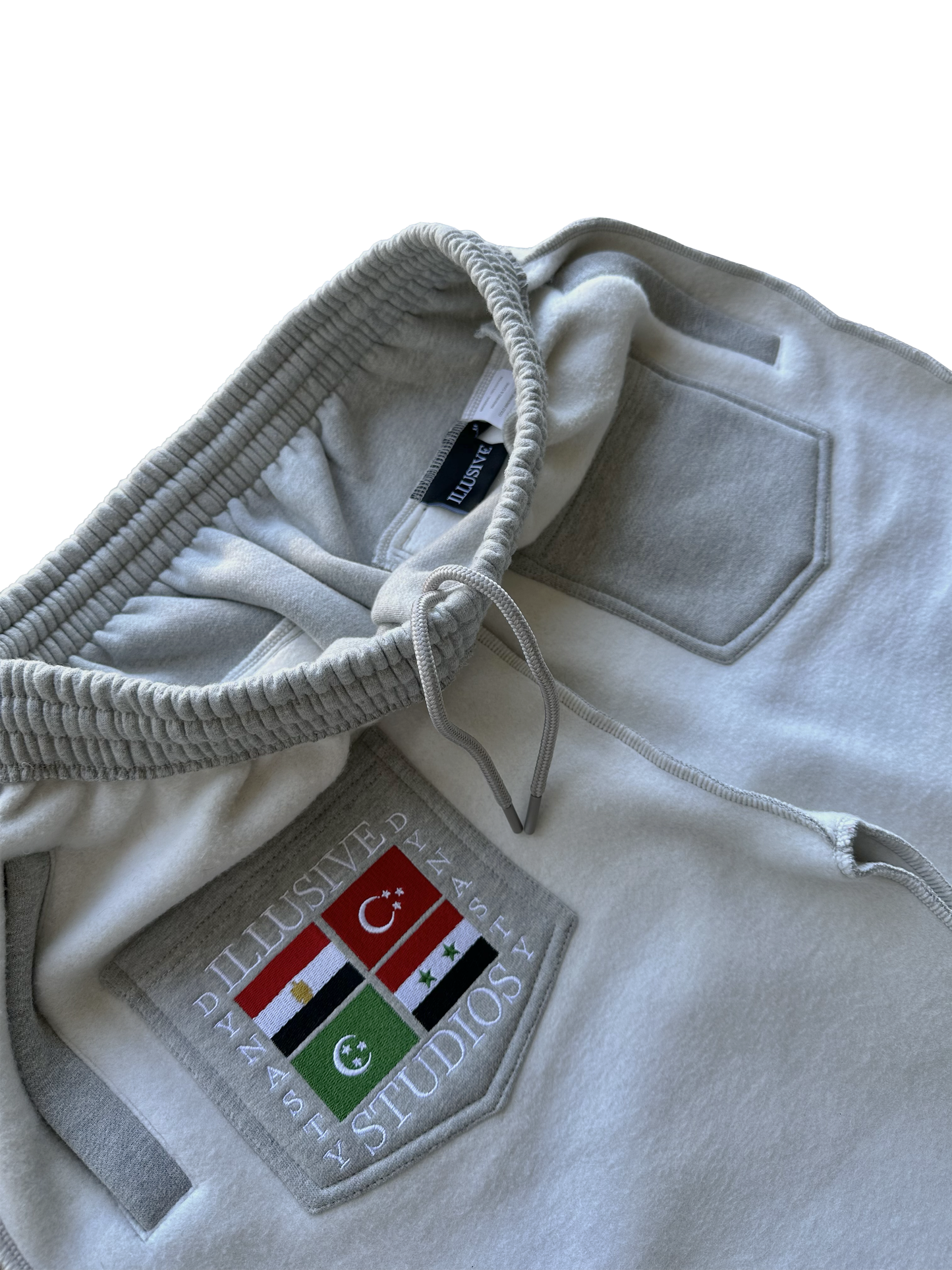 ‘Illusive Dynasty' Inside Out Sweatpants - Grey