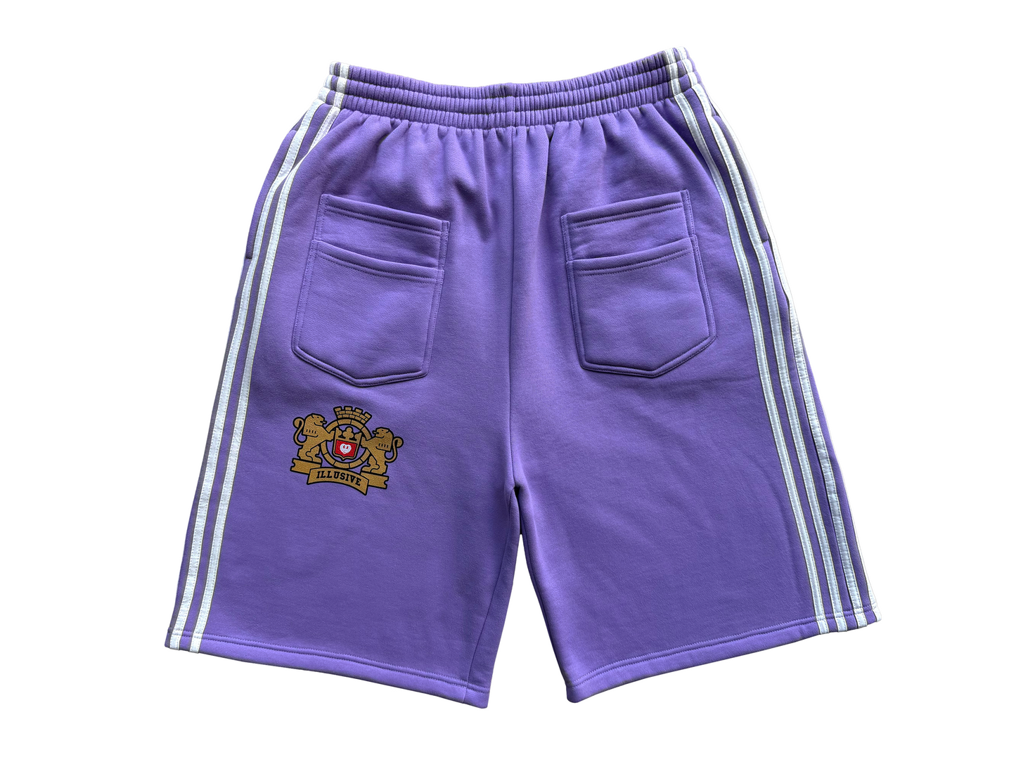 'Illusive Guardian' Sweat Shorts - Lavender