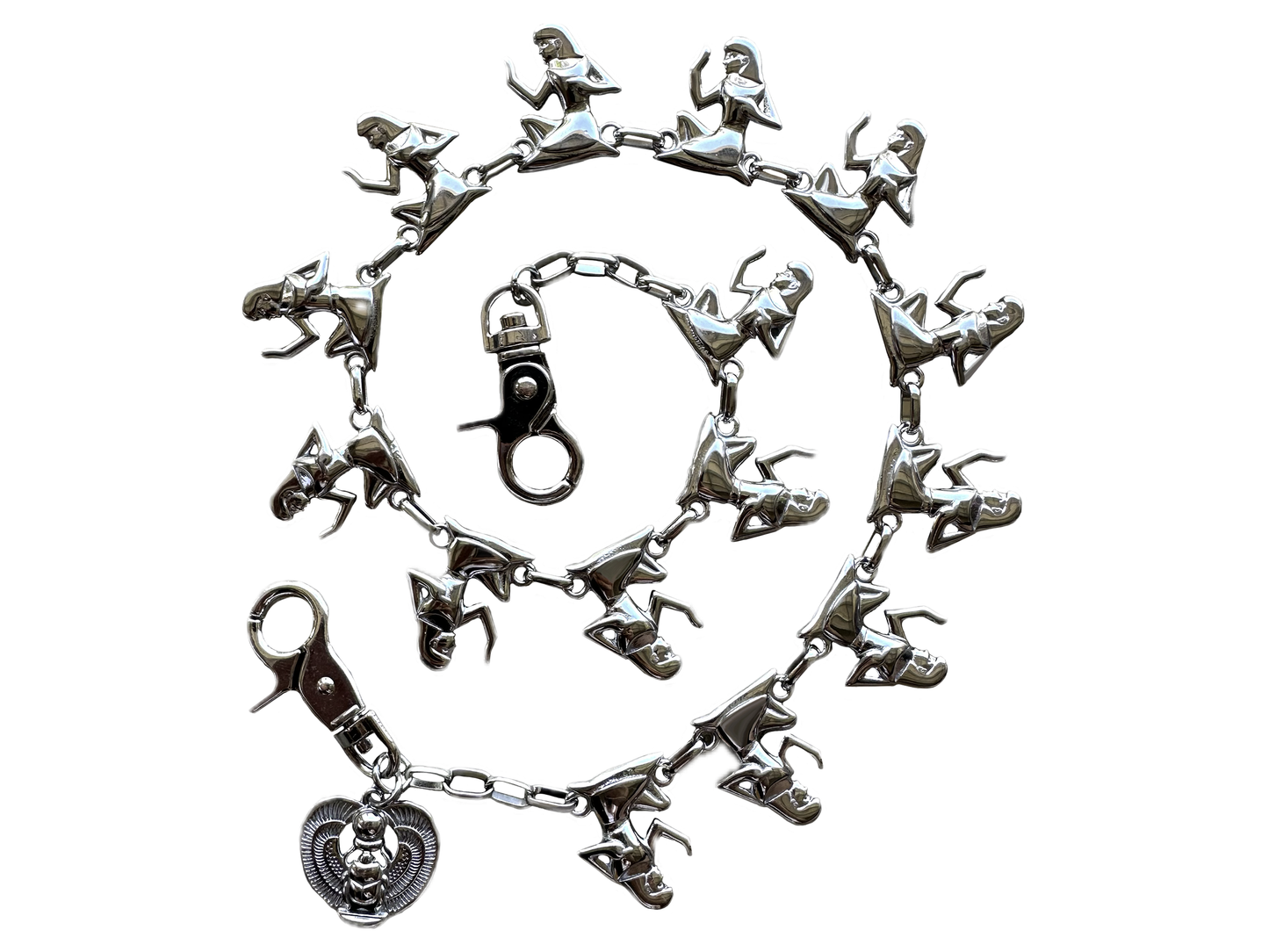 'Luxor' Wallet Chain - Silver