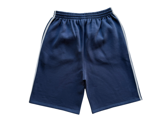 'Illusive Guardian' Sweat Shorts - Navy Blue