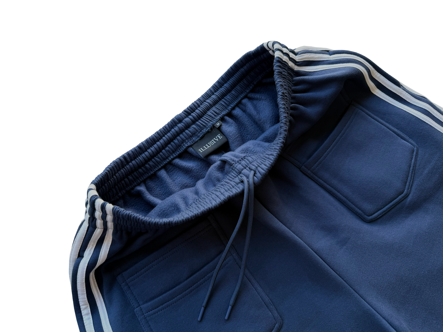'Illusive Guardian' Sweat Shorts - Navy Blue