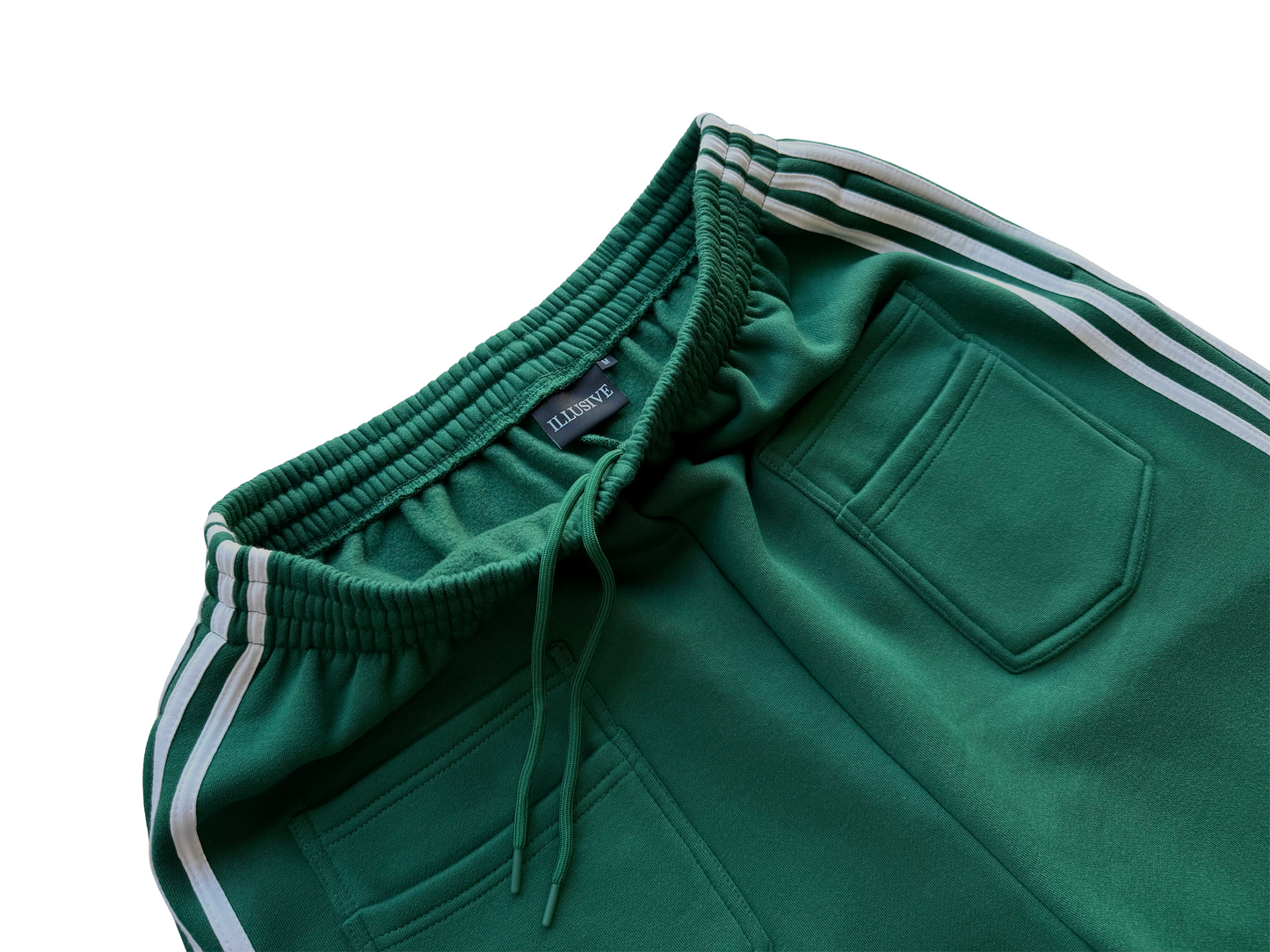 'Illusive Guardian' Sweat Shorts - Pine Green