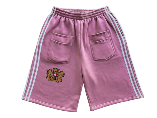 'Illusive Guardian' Sweat Shorts - Pink