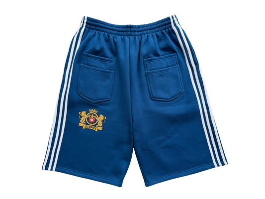 'Illusive Guardian' Sweat Shorts - Sapphire Blue