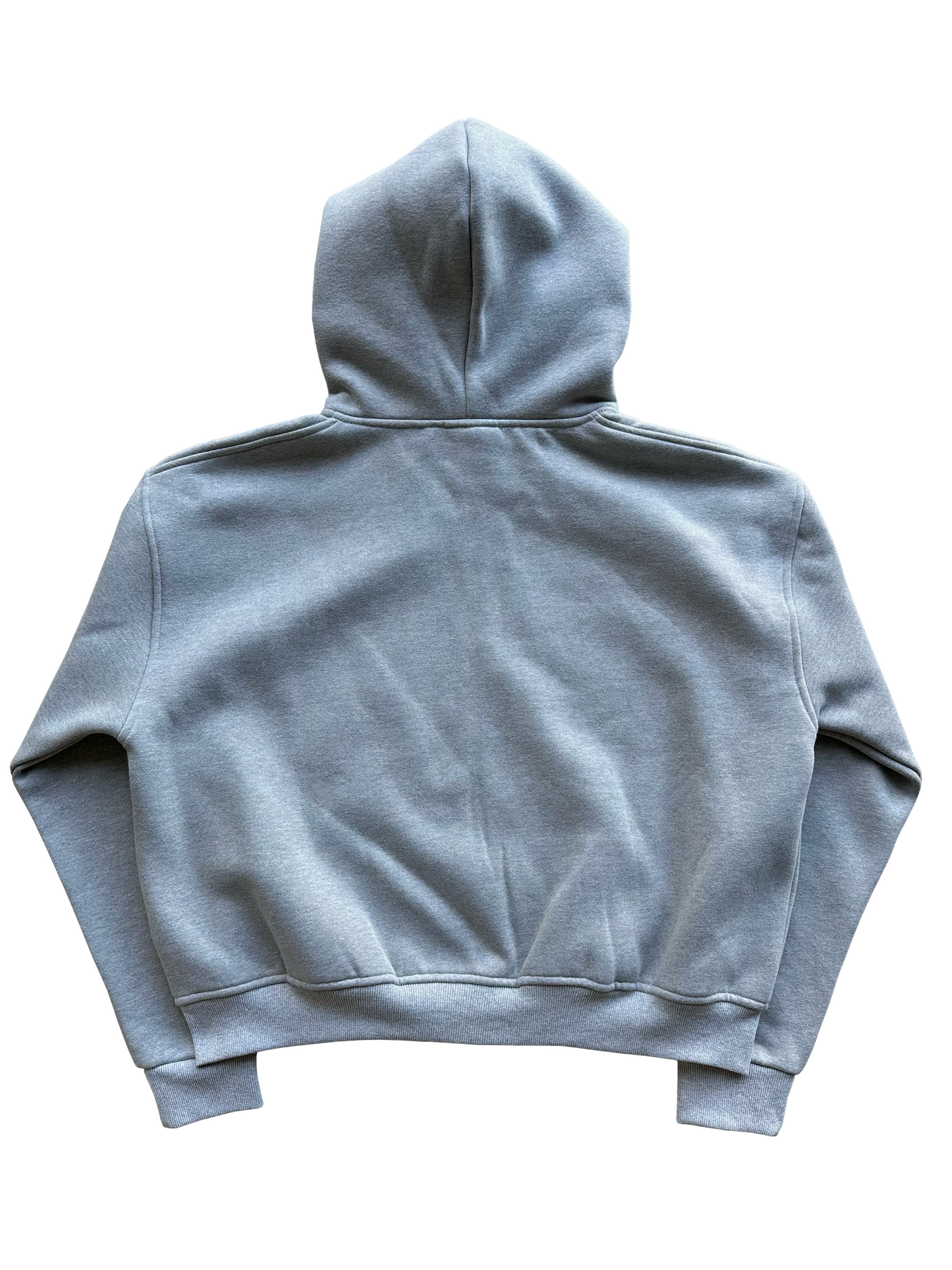 'Sennefer's Fragment' Cropped Zip Up - Gray
